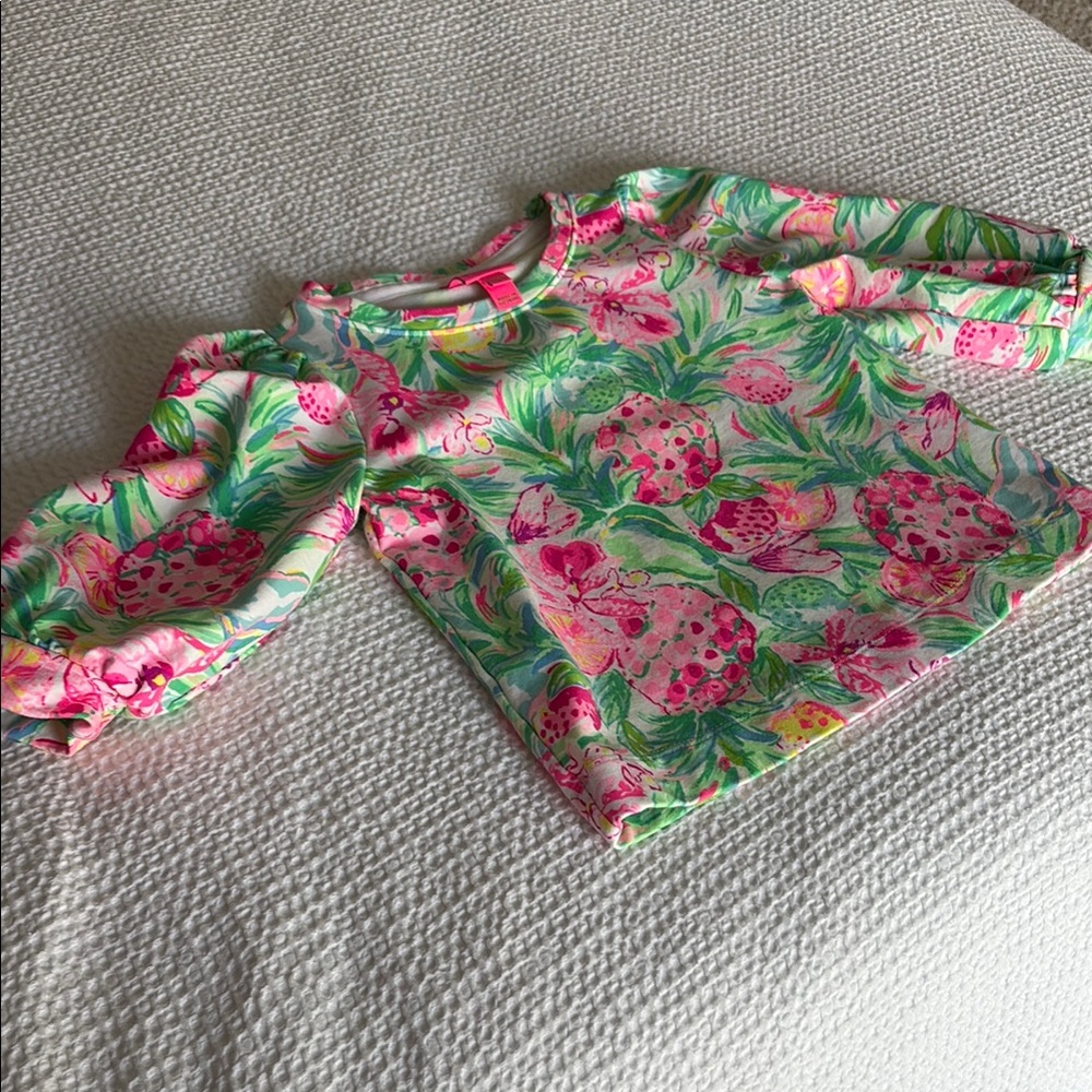 Colorful Floral Long Sleeve Top